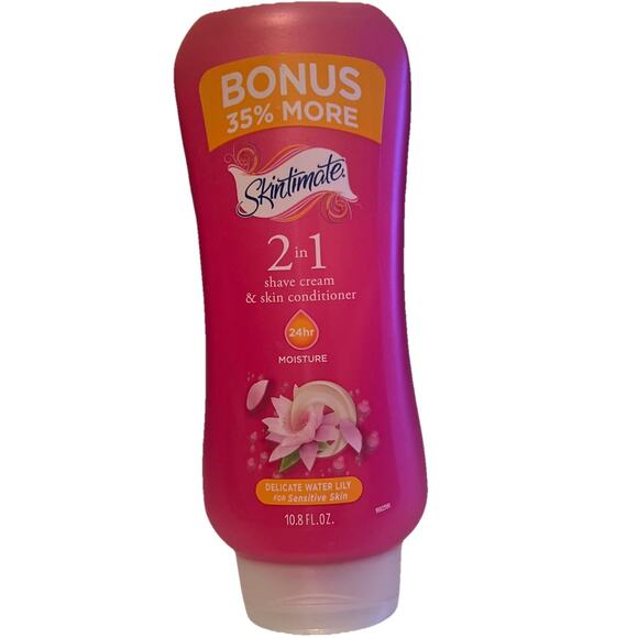 Skintimate Sensitive 2 in 1 Shave Cream Conditioner 10.8 Oz Water Lily New - Picture 1 of 2